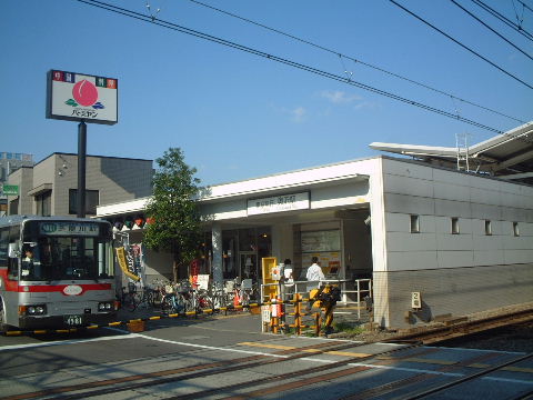 奥沢駅前の画像